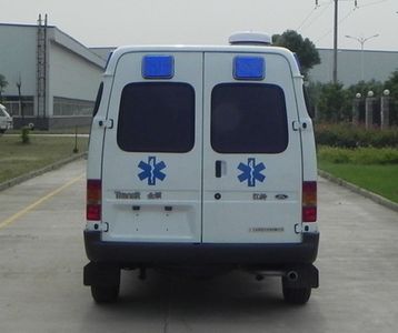 Jiangling Quanshun brand automobiles JX5034XJHZC ambulance