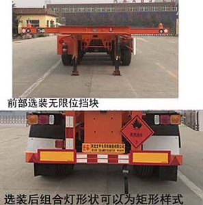 Jibeijia  YWP9400TWY Transport semi-trailer of dangerous goods tank frame