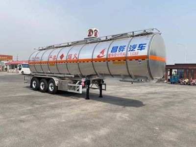 Changhua  HCH9402GRYDL Aluminum alloy flammable liquid tank transport semi-trailer