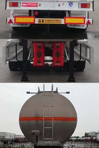 Changhua  HCH9402GRYDL Aluminum alloy flammable liquid tank transport semi-trailer