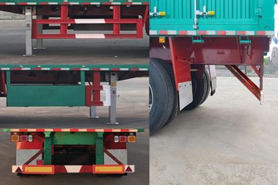 New Hongdong brand automobiles LHD9401CCY Gantry transport semi-trailer