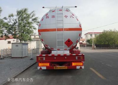 Changhua  HCH9400GRY45 Aluminum alloy flammable liquid tank transport semi-trailer