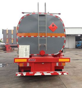 Huachang brand automobiles QDJ9404GRY Flammable liquid tank transport semi-trailer