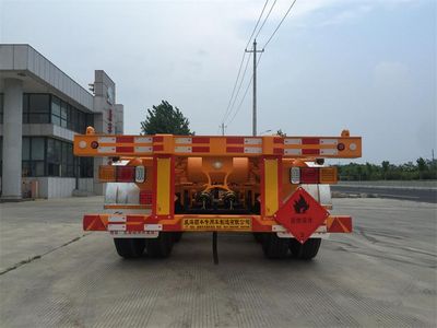 Lu Lu Tong  WSF9400TWY Transport semi-trailer of dangerous goods tank frame