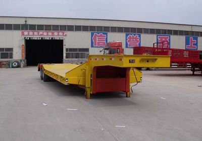 Chengshida Automobile SCD9350TDP Low flatbed transport semi-trailer