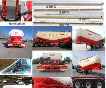 Zhongji Huashuo brand automobiles XHS9408GXH Lower ash semi-trailer