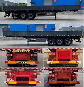 Longjiang Huajun brand automobiles BJS9400ZC tipping chassis 