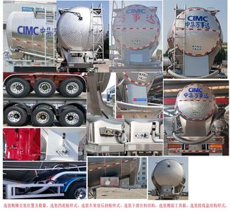 Mastercard SDW9402GFLA Low density powder material transportation semi-trailer