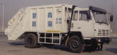 New road sign cars QXL5191ZYS Compressed garbage truck