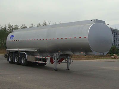 Lingyu  CLY9400GRH Lubricating oil tank transport semi-trailer