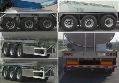 Lingyu  CLY9400GRH Lubricating oil tank transport semi-trailer