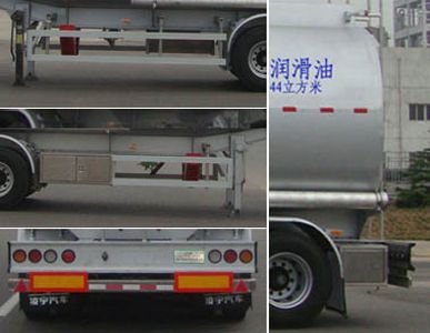 Lingyu  CLY9400GRH Lubricating oil tank transport semi-trailer