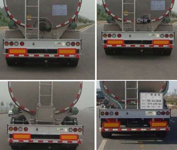 Lingyu  CLY9400GRH Lubricating oil tank transport semi-trailer