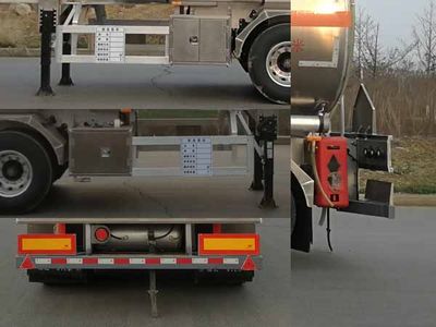 Zhuanzhi  YZZ9407GYYLZQ Aluminum alloy oil transport semi-trailer