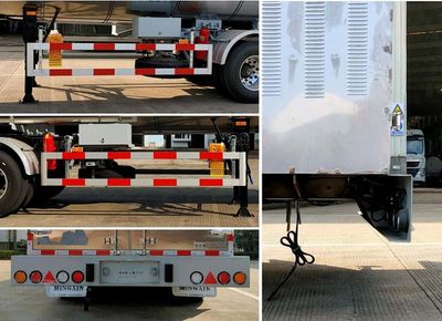 Mingxin  NMX9401GDYC Low temperature liquid transport semi-trailer