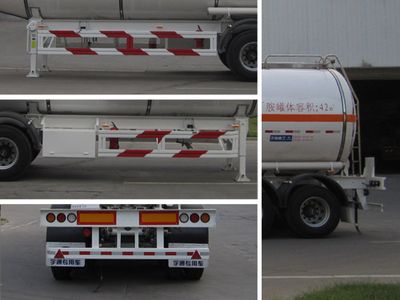 Yutong  YTZ9401GRYH Flammable liquid tank transport semi-trailer