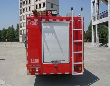 Chuanxiao brand automobiles SXF5070GXFSG20W Water tank fire truck