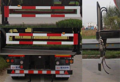 Shengrun  SKW9402GYQ Semi trailer for liquefied gas transportation