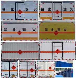 Chusheng  CSC5045XRY6 Flammable liquid box transport vehicle