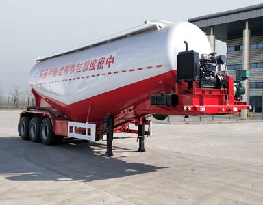 Yunsheng brand automobile LWS9400GFL Medium density powder material transportation semi-trailer