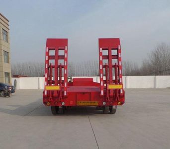 Kunbo  LKB9351TDP Low flatbed semi-trailer