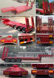 Qinling  YXF9401TDP Low flatbed semi-trailer