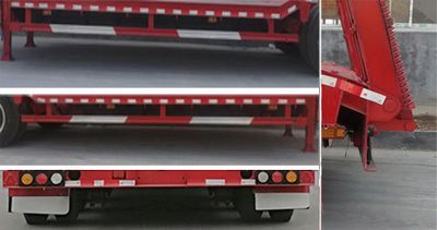 Qinling  YXF9401TDP Low flatbed semi-trailer