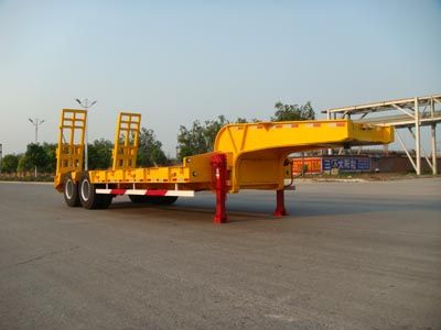 CIMC ZJV9341TDPHJA Low flatbed semi-trailer