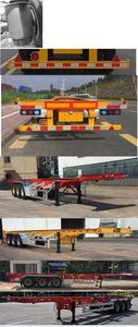 CIMC ZJV9400TJZ Container transport semi-trailer