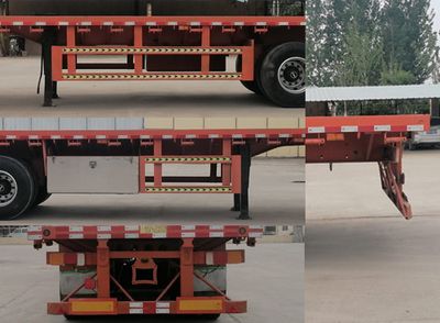 Zhongyuan  ZYF9400TPB Flat transport semi-trailer