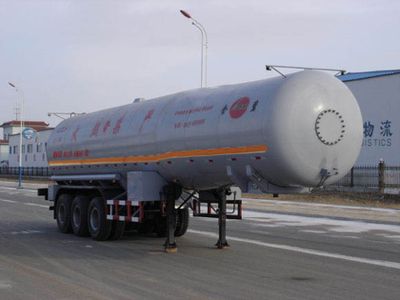 Jinbi  PJQ9401GHY Chemical liquid transportation semi-trailer