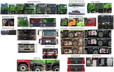 Shaanxi Automobile SX5319ZLJHC276 garbage dump truck 