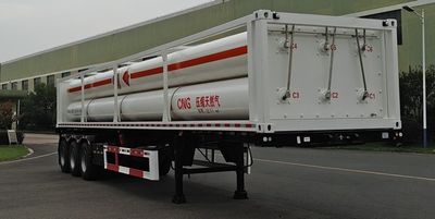 Lanneng  ZLN9390GGY Hydraulic sub station high-pressure gas long pipe semi-trailer