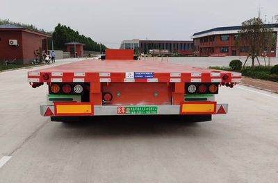 Huayu Jujiu  YJJ9400TDP Low flatbed semi-trailer