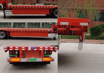 Huayu Jujiu  YJJ9400TDP Low flatbed semi-trailer