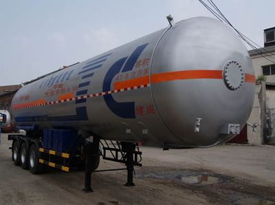 Jiancheng JC9400GYQTJMSemi trailer for liquefied gas transportation