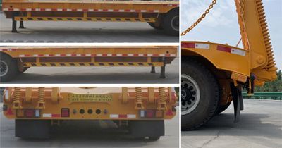 Jianyu brand automobile YFZ9380TDP115 Low flatbed semi-trailer