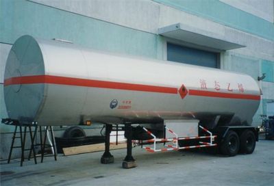 Zhongqi brand automobiles ZQZ9300GDY Low temperature liquid transport semi-trailer