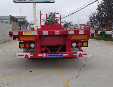 Zhongji Longfei brand automobiles ZJA9401TPB Flat transport semi-trailer