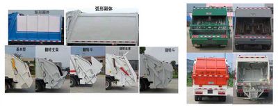 Jiudingfeng  JDA5072ZYSEQ5 Compressed garbage truck