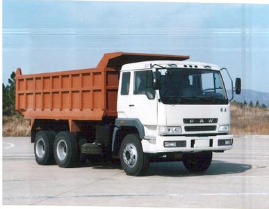 Jiefang AutomobileCA3261P2K15T16 × 4 flat head diesel dump truck