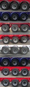 Tonghua  THT9402TWYC Transport semi-trailer of dangerous goods tank frame