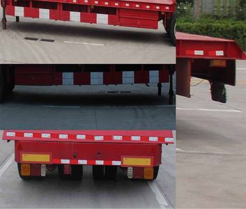 Guangtongda brand automobiles JKQ9403TDP Low flatbed semi-trailer