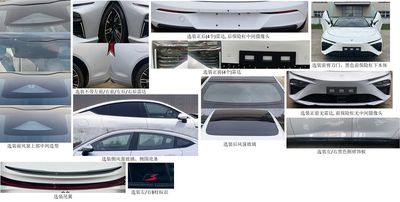 Nezha  THZ7150SHEVS404 Plug in extended range hybrid sedan