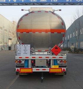 Minghang  ZPS9407GYY Aluminum alloy oil transport semi-trailer