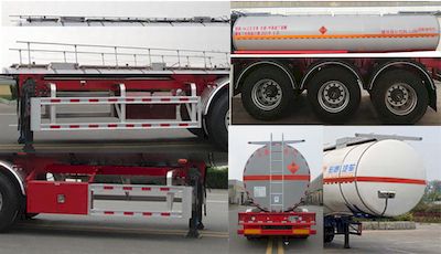 Zhengkang Hongtai brand automobiles HHT9407GRYE Flammable liquid tank transport semi-trailer