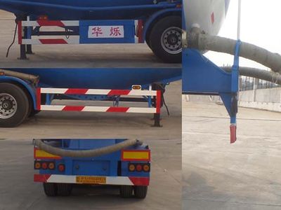 Zhongji Huashuo brand automobiles XHS9401GFL Low density powder material transportation semi-trailer