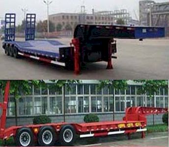 Huajun  ZCZ9392TDPJ Low flatbed semi-trailer