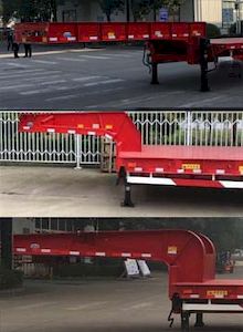 Huajun  ZCZ9392TDPJ Low flatbed semi-trailer