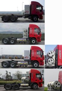 Hongyan  CQ4256HTG384TBC Container semi-trailer tractor